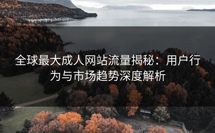 全球最大成人网站流量揭秘：用户行为与市场趋势深度解析